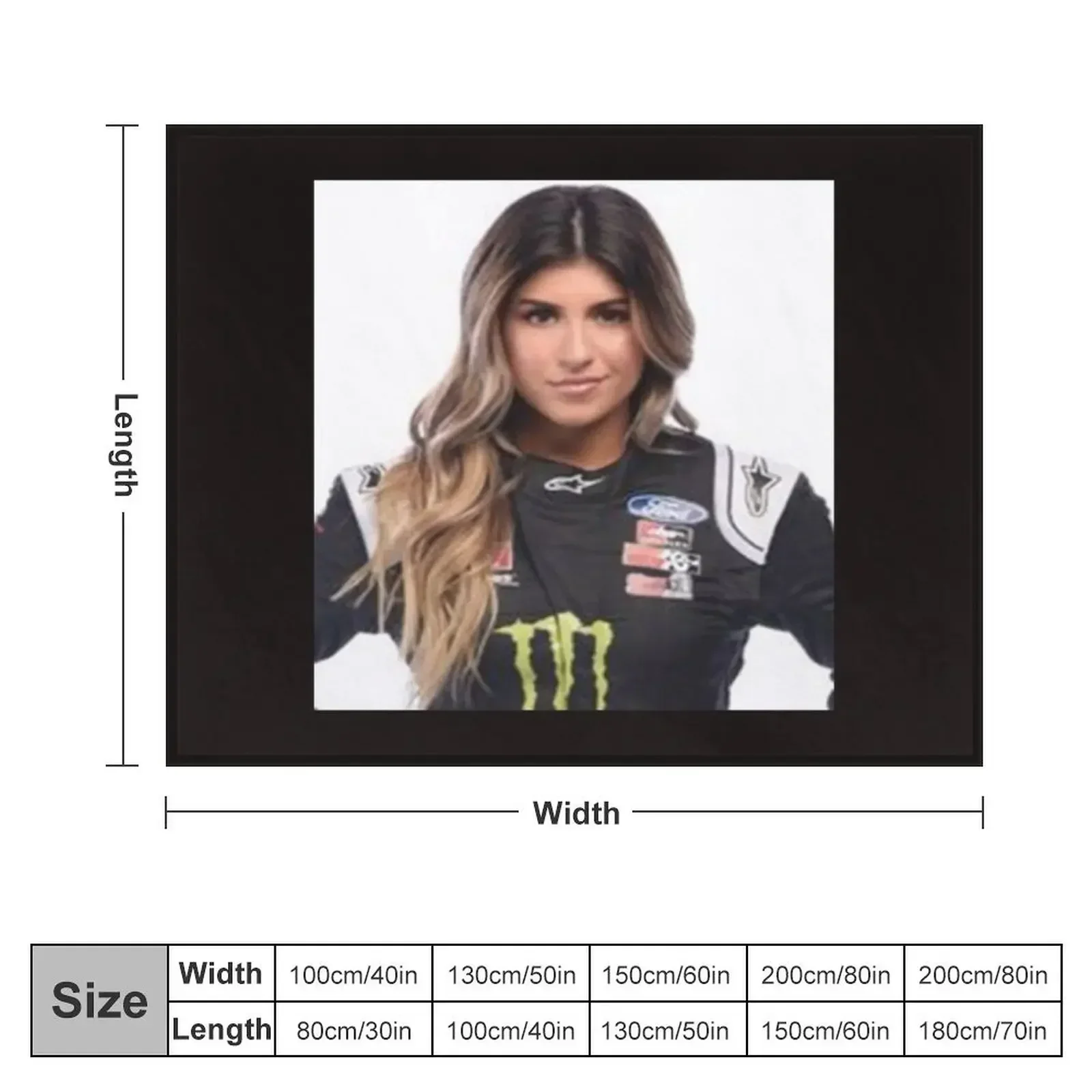 Hailie Deegan - одеяло с плакатом летнее постельное белье для детских дорожных диванов