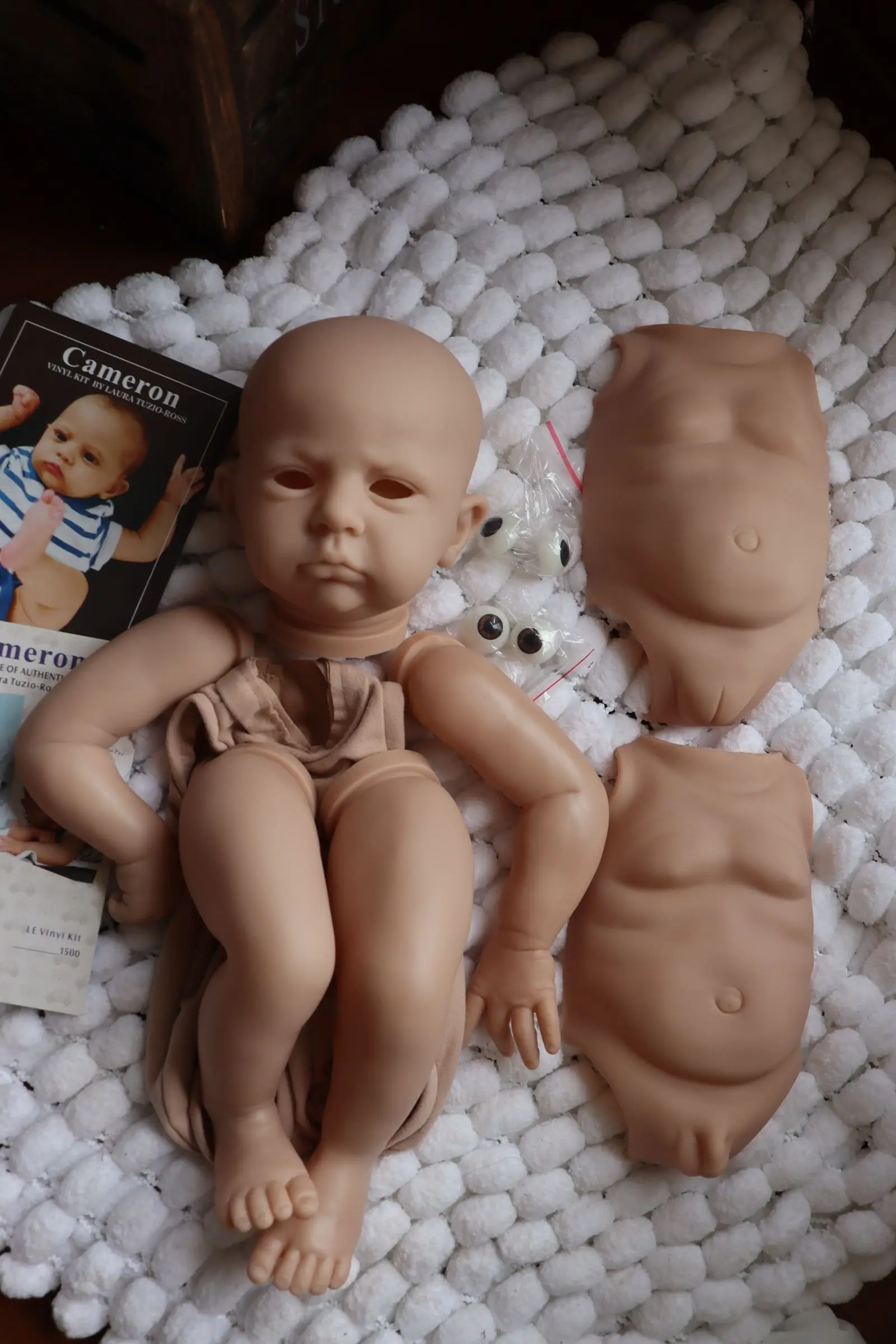 【Choose Boy/Girl Belly】FBBD 23inch Reborn Baby Doll Kit 