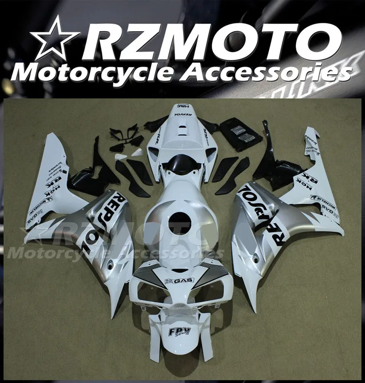 

Injection Mold New ABS Fairings Kit Fit for HONDA CBR1000RR 2006 2007 06 07 Bodywork Set Silver White