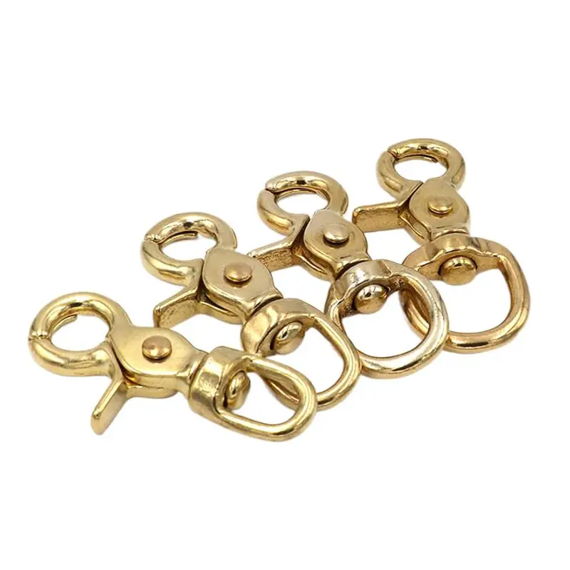 

Brass gou dog Pet Hook Brass round-Bottomed Key Fob Luggage Leather Goods Hardware Accessories 015