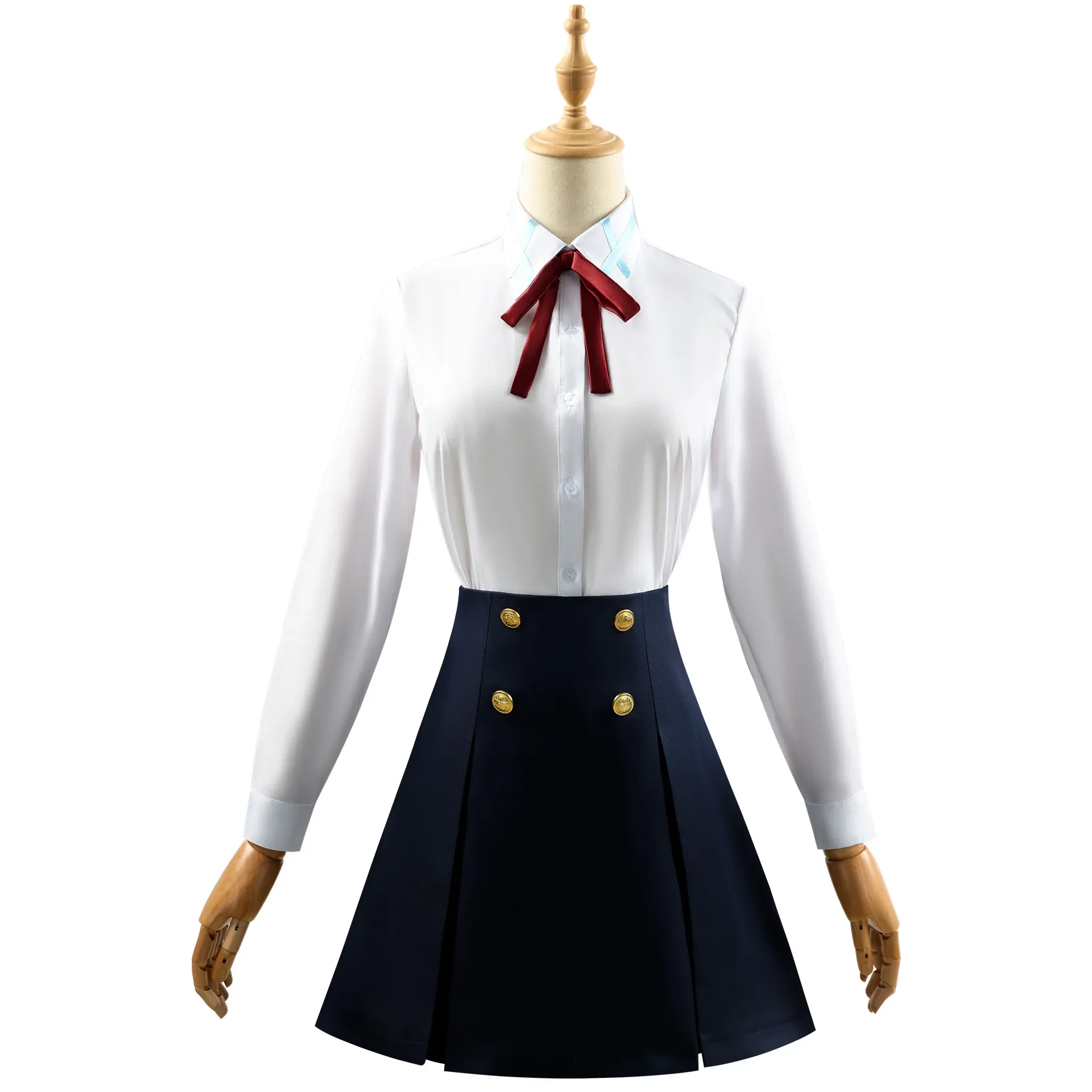 Аниме Юки Асуна Косплей Костюм Sword Art Online Школьная форма Пальто Рубашка Юбки