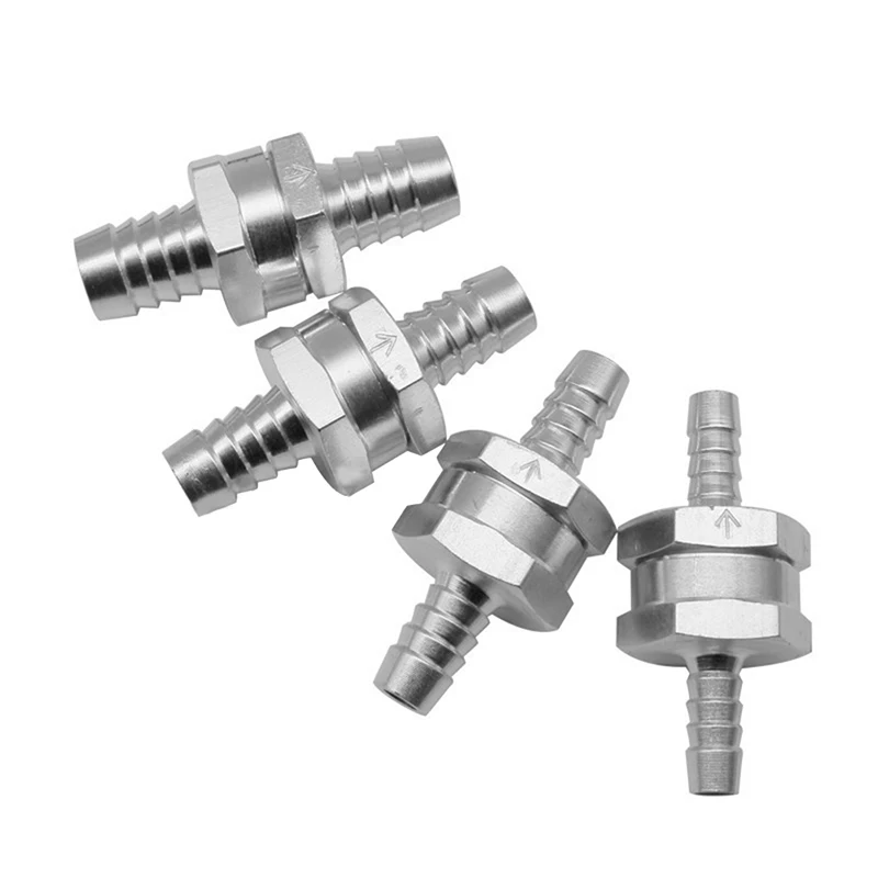 

6/8/10/12mm Aluminium Alloy Petrol Diesel Oil Fuel Non Return Check Valve One Way Fit Carburettor