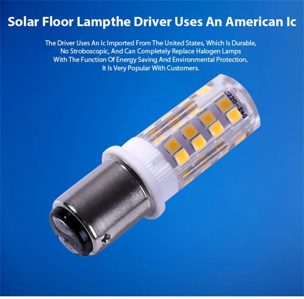 

Ba15d Double Contact Bayonet Base LED Corn Bulb LED Light Bulb 220V for Sewing Machine P Chandelier Candle LED Light Bombilla