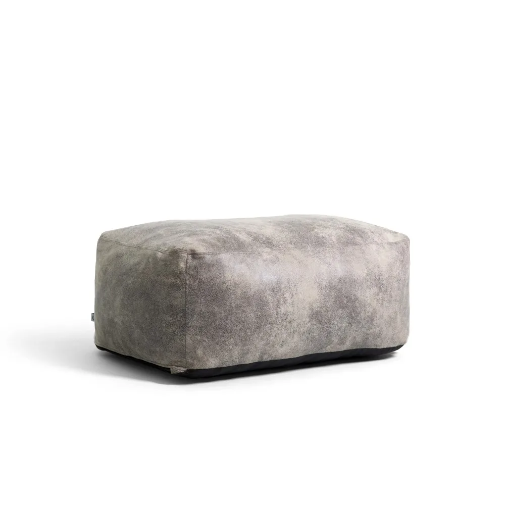 

Big Joe Nestle Loveseat Ottoman, Faux Leather Blazer 3ft, Cement