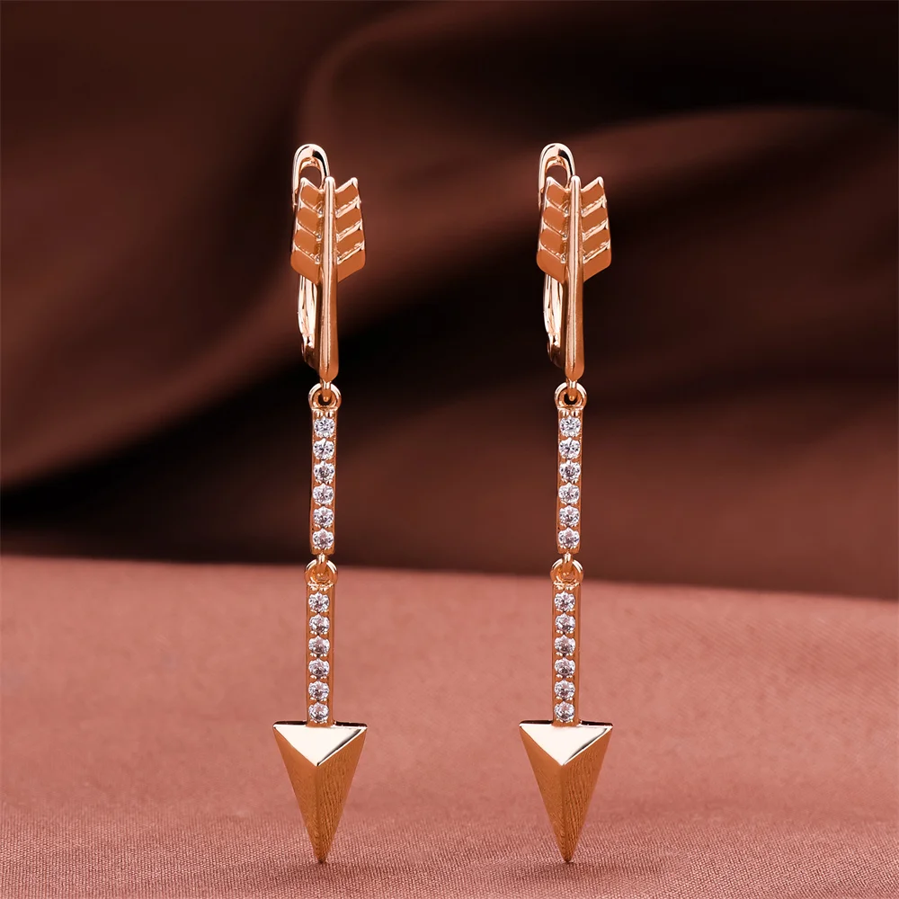 

Dckazz Fashion Punk Arrow Earring New Design Luxury Exquisite Drop Earrings for Woman Bar Reunion Daily Jewelry