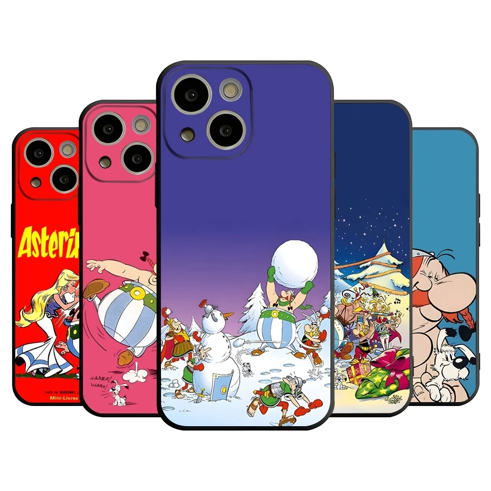 Чехол для телефона Аниме A-Asterix 14 Pro Max Apple Iphone 16 15 Po 12 Mini 11 13 Xr X Xs 8 7 Plus задняя крышка