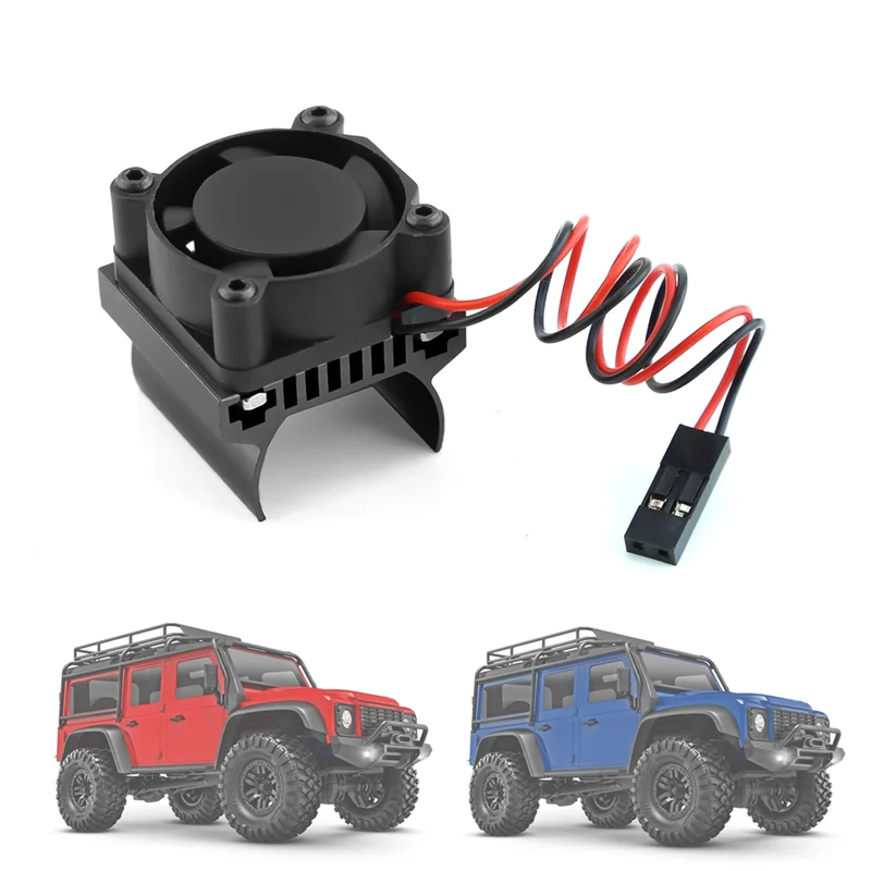 Охлаждающий вентилятор для двигателя TRX4M 180 радиатор TRX4 TRX4-M 1/18 детали