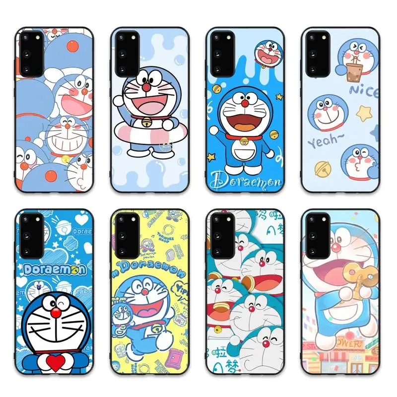 

Cartoon Doraemon Phone Case for Samsung S10 21 20 9 8 plus lite S20 UlTRA 7edge
