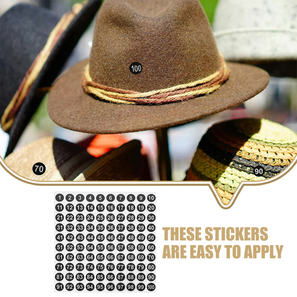 Наклейки с номерами круглые наклейки цветные идентификационные этикетки