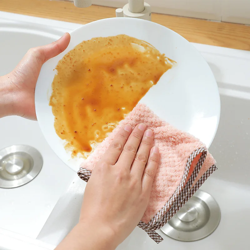 

Cuisine et la pour la Vaisselle Chiffons de Cuisine Super Absorbants et Doux en Microfibre Nettoyage Anti-Adhésif sur Huile