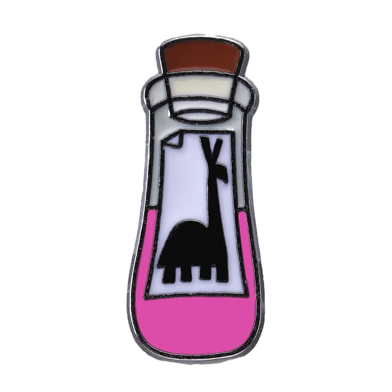 

Medicine Bottle Enamel Pin Cartoon Custom Anime Brooch Metal Lapel Clothes Gift for Friends Wholesale Badge Accessories Jewelry