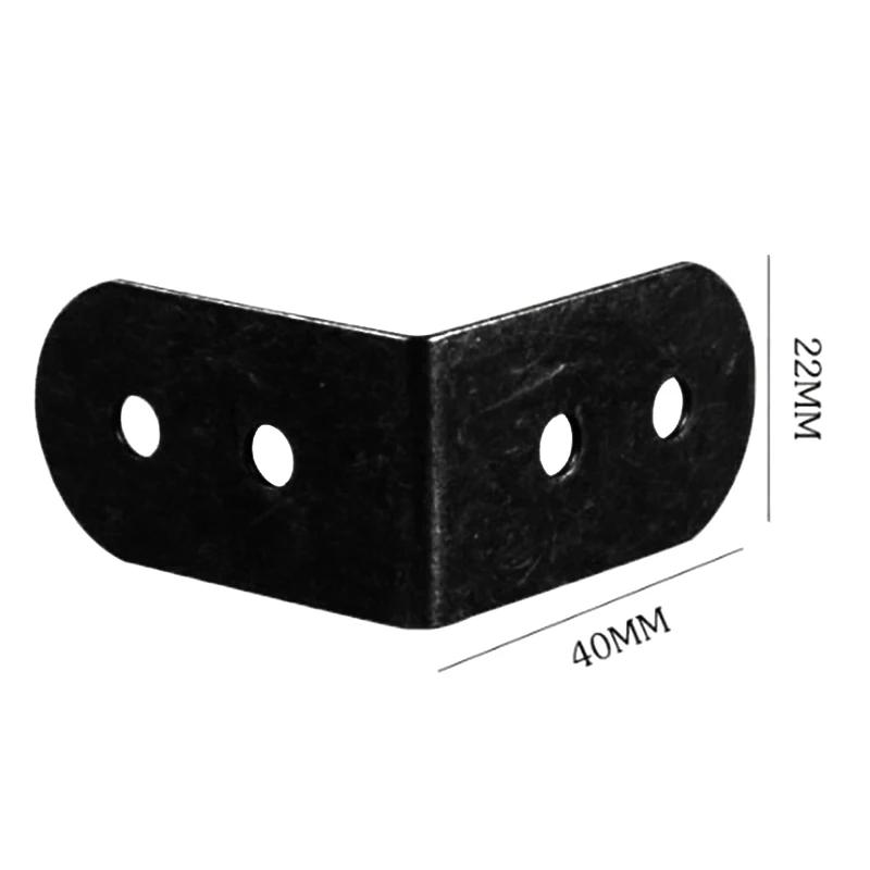 

10Pcs Right Angle Bracket Corner Brace Iron L Shape Furniture Joint Quality For Wall Hanging Furniture Connector Wholesale
