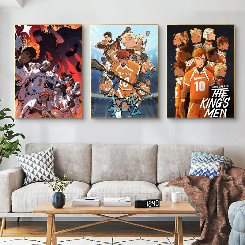 AFTG All for the Game Poster Self-adhesive Art Waterproof Paper Sticker Coffee House Bar Room Wall Decor