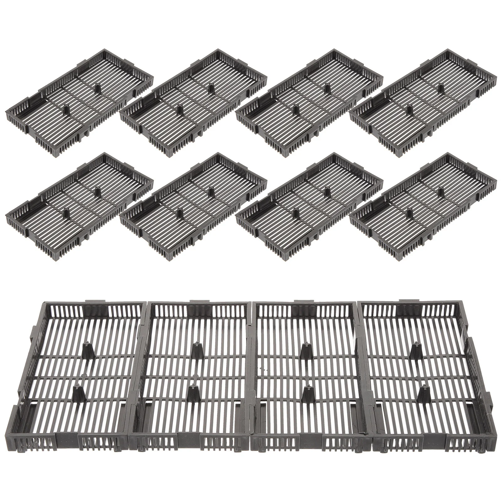 

20pcs Professional Landscapeing Sand Screen Fish Tank Bottom Filter Plate Aquarium Grid Segregation Board