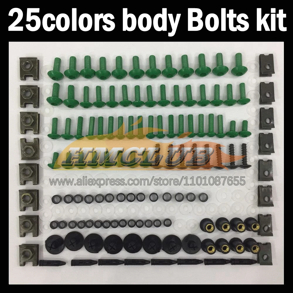 

268pcs Full Screws Kit Body bolt For BMW S 1000 S1000 RR 1000RR S1000-RR S1000RR 09 10 11 12 13 14 09-14 Fairing bolts screw Nut
