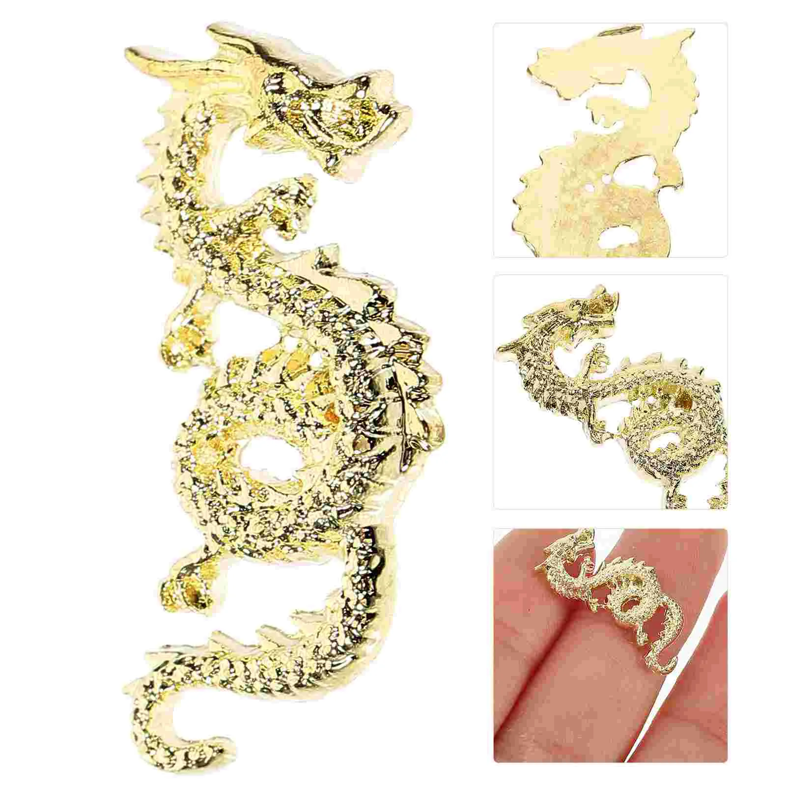 

10 Pcs Nail Decors Small Charms Manicure Supplies Rhinestones Fake Nails Art Alloy Gems Miss Chamois