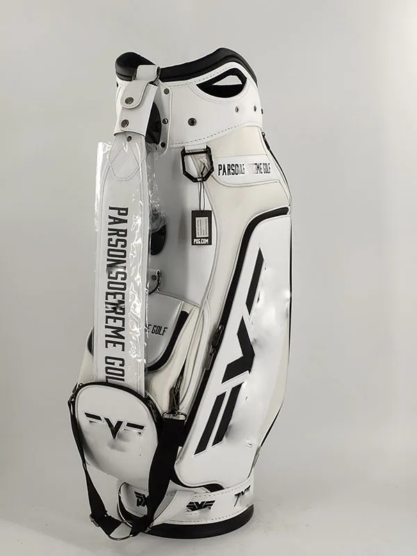 Golf Bag Caddy Bag,5-Way Top Cuff Tour ，Top Zippered Cover  High Quality PU Golf Club , Men's Golf