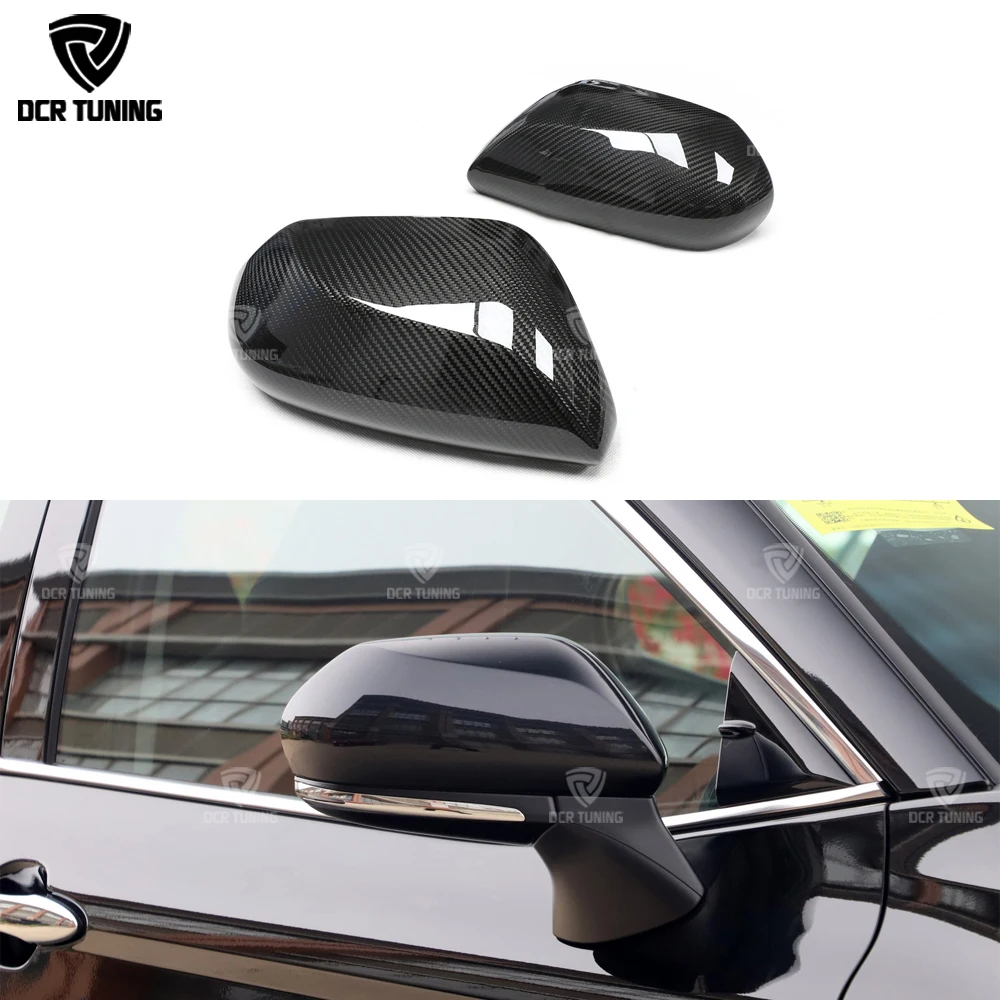 Для Toyota Camry Avalon IZOA C-HR настоящий сухой карбоновый вид сзади наклейка на зеркало