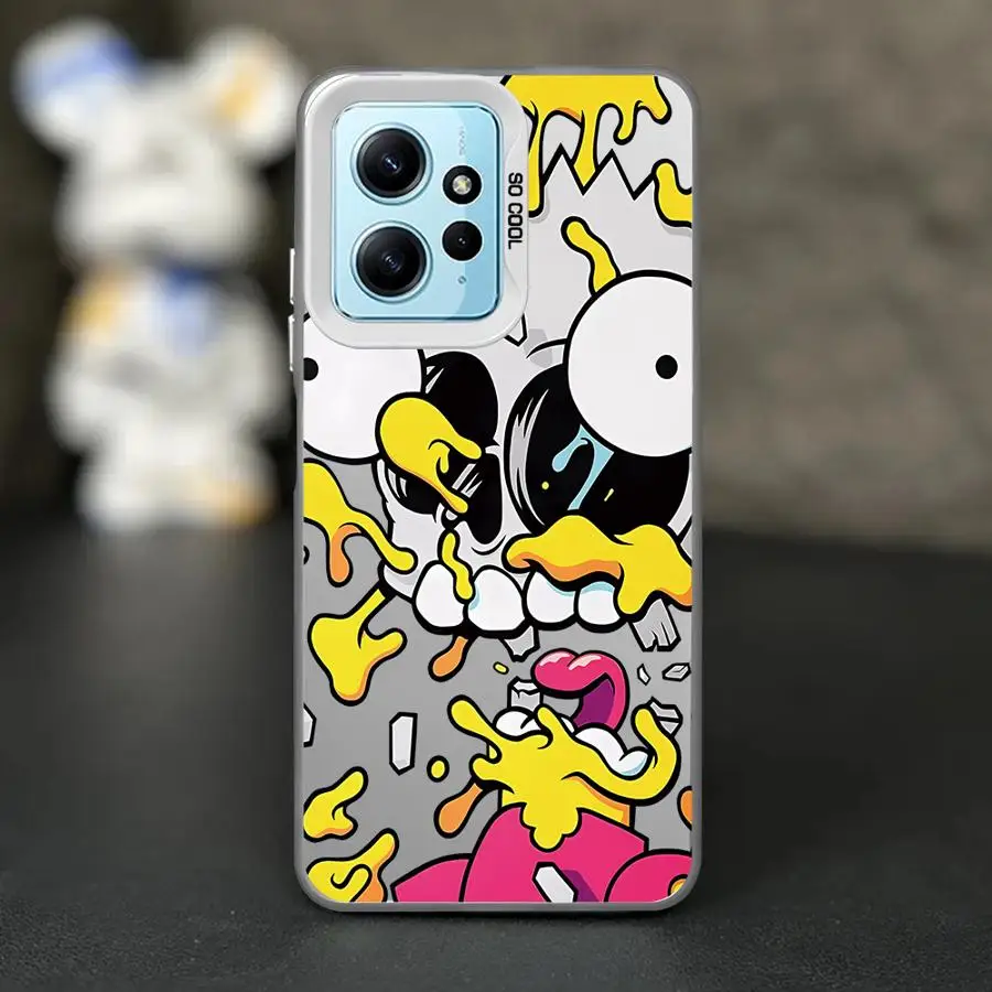 Homer S-Simpsons for Samsung Galaxy A52 A52s A53 A71 A55 A73 5G A72 A54 A15 A16 A25 A51 Soft Case Phone Cover Shell