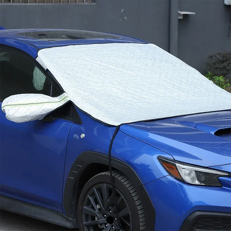 Для Subaru WRX 23 хлопковое бархатное белое лобовое стекло автомобиля чехол для защиты