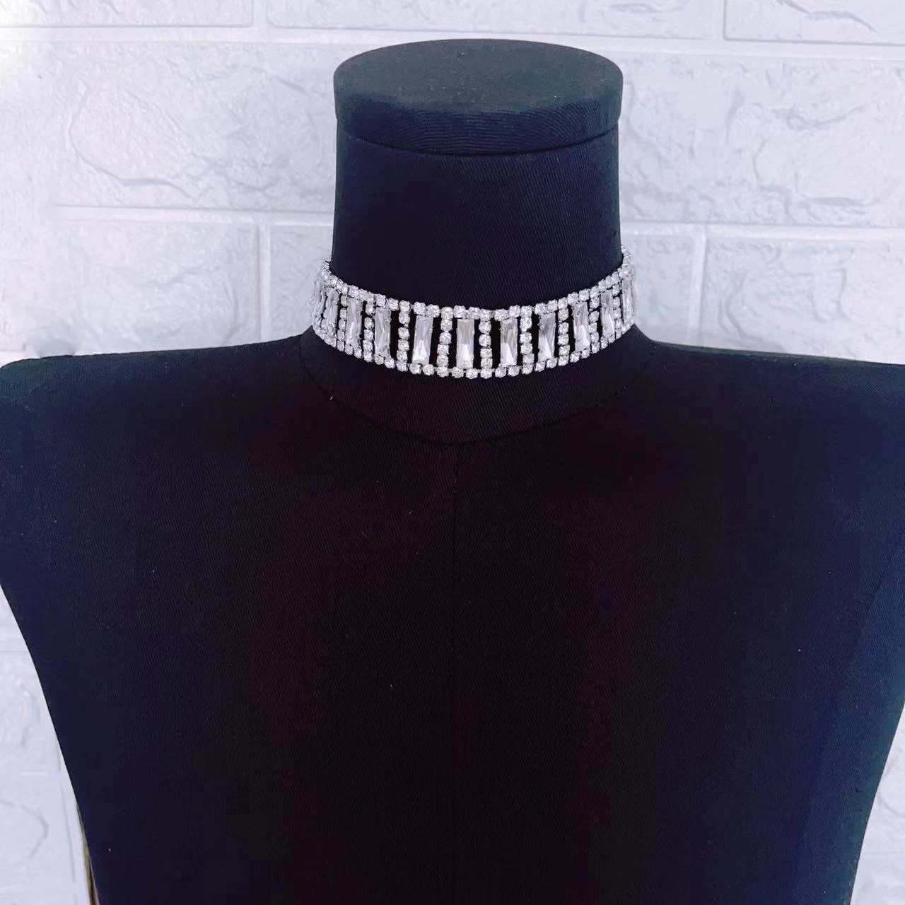 

Новейшее Модное Длинное Ожерелье с кристаллами, женское колье, персонализированное многослойное ожерелье в клетку с кубиками, ювелирные изделия