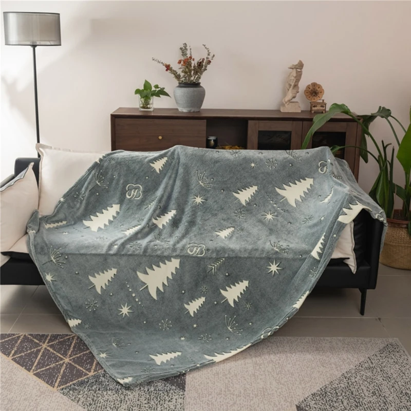 

Luminous Blanket Children Luminous Glow Fluorescent Corals Flannel Blanket Glow Blankets Flannel Material 4 Sizes Choose