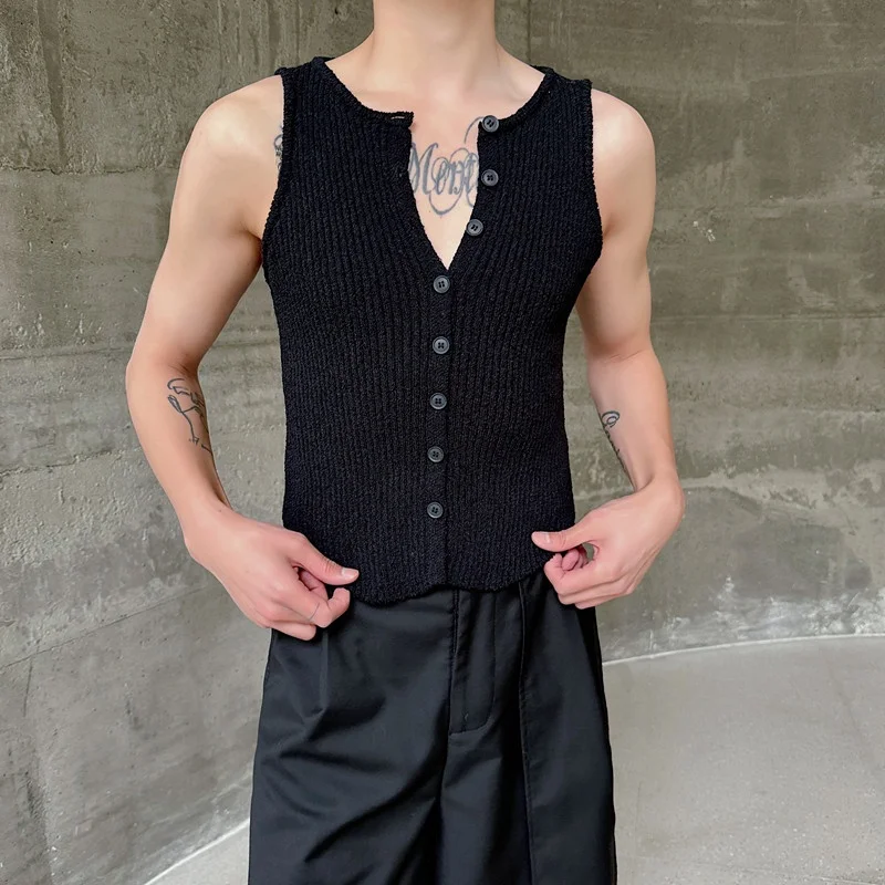 Новый летний вязаный эластичный жилет без рукавов Personali универсальный