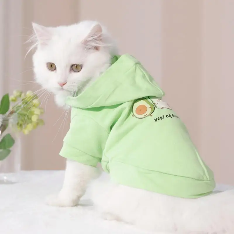 

Pet Clothing Cat Clothing Soft Breathable Clothing Pet Supplies Cat Supplies Hooded Sweater Puppy Dog