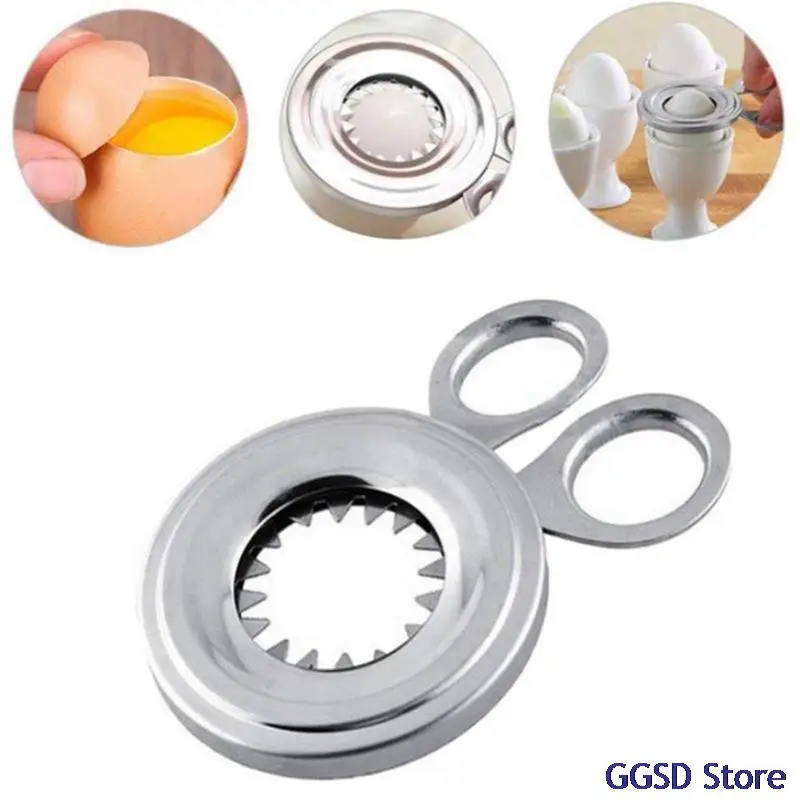 

DIY ножницы для открывания яиц Egg нож для ракушек нержавеющая сталь яичная оболочка вареное сырое яйцо Topper нож для ракушек кухонные яйца инст...