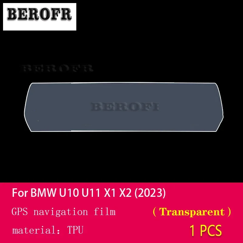 

Для BMW U10 U11 X1 IX1 2023Car GPS навигация Защитная пленка для ЖК-экрана экран ТПУ пленка защита экрана против царапин пленка фитинг PPF