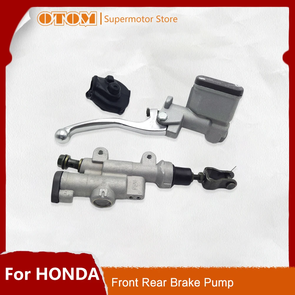 

OTOM Motorcycle Front Rear Brake Pump Master Cylinder Handle Lever For HONDA CR125 CR250 CRF250R CRF250X CRF450R CRF450RWE Parts