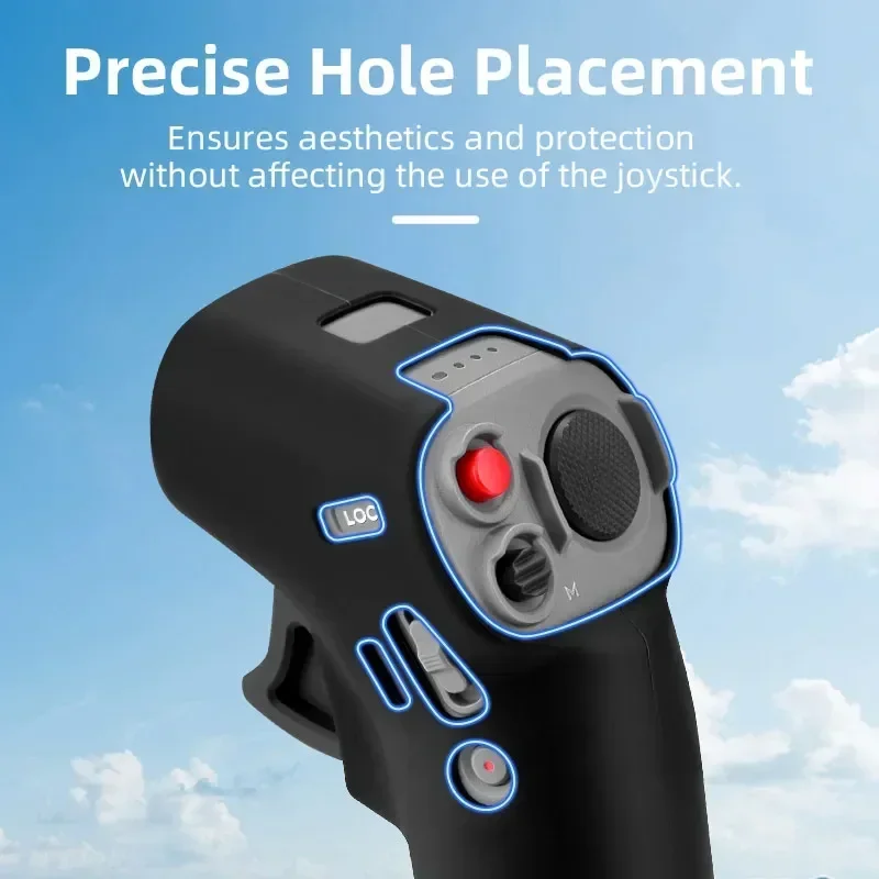 Силиконовый защитный чехол для DJI Avata/FPV Combo Motion Controller 2 на шею шейный ремешок