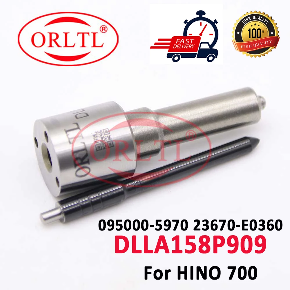 

Форсунка дизельного инжектора ORLTL DLLA158P909 DLLA 158 P 909 DLLA 158 P909 DLLA 158P909 для HINO 095000-5972 0950005972 095000 5972
