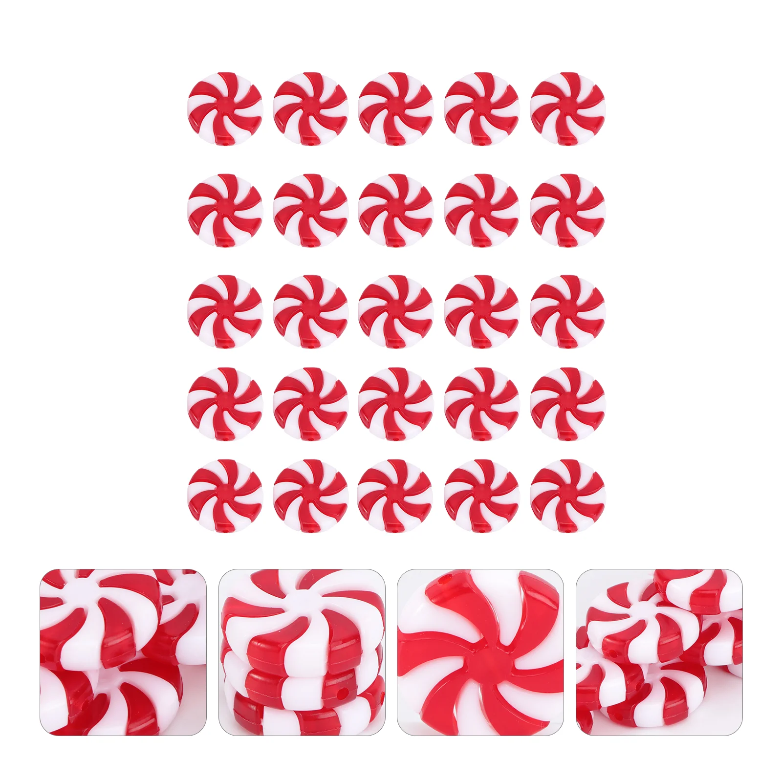 Рождественские Подвески в виде конфет имитация Елочные подвесные украшения на