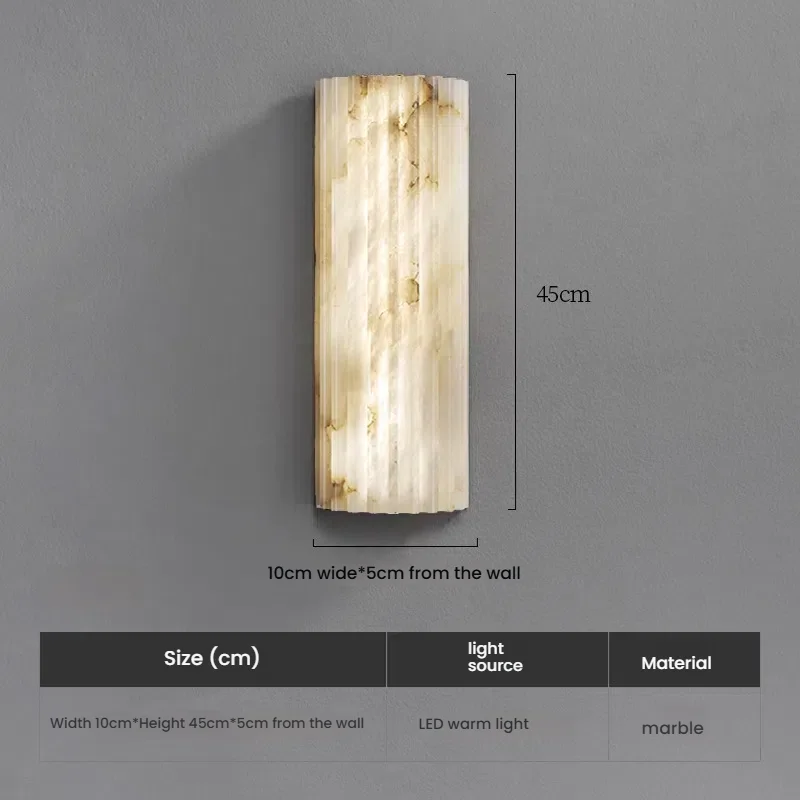 

Мраморный настенный светильник IWP