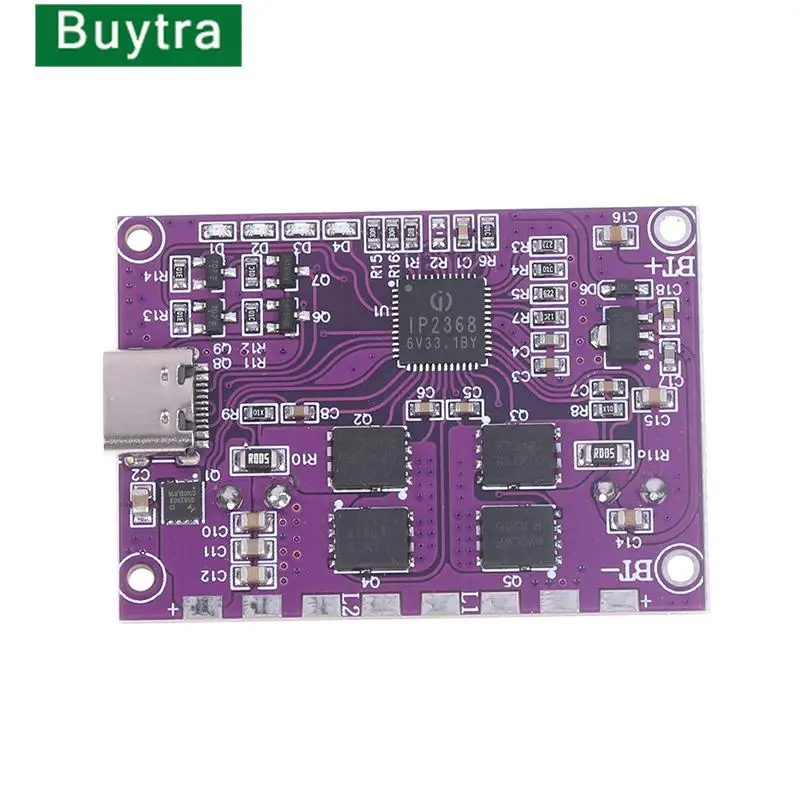 

IP2368 Bidirectional 100w Fast Charging Module Buck-Boost Type-c Interface 4S Lithium Battery High-Power Fast Charging Board