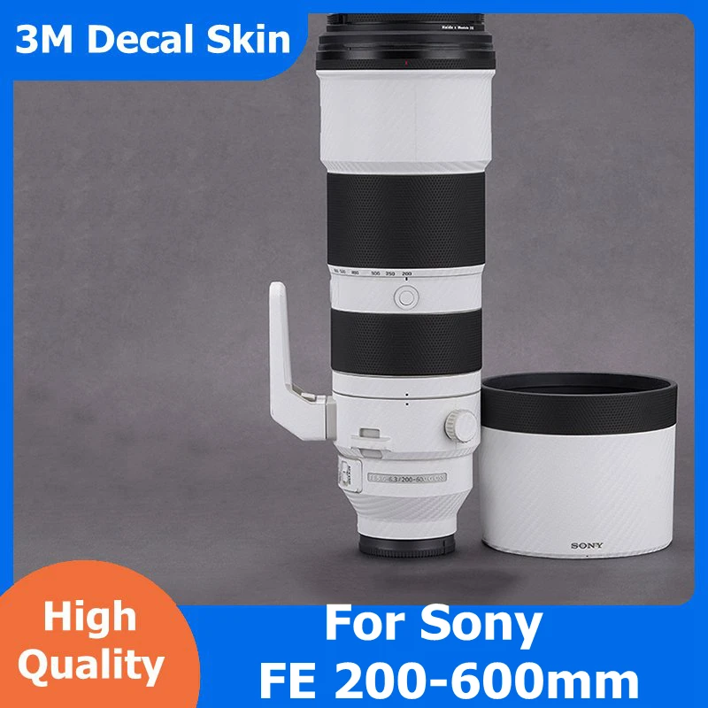 

For Sony FE 200-600mm Decal Skin Vinyl Wrap Film Lens Protective Sticker Protector Coat 200-600 F5.6-6.3 G OSS SEL200600G