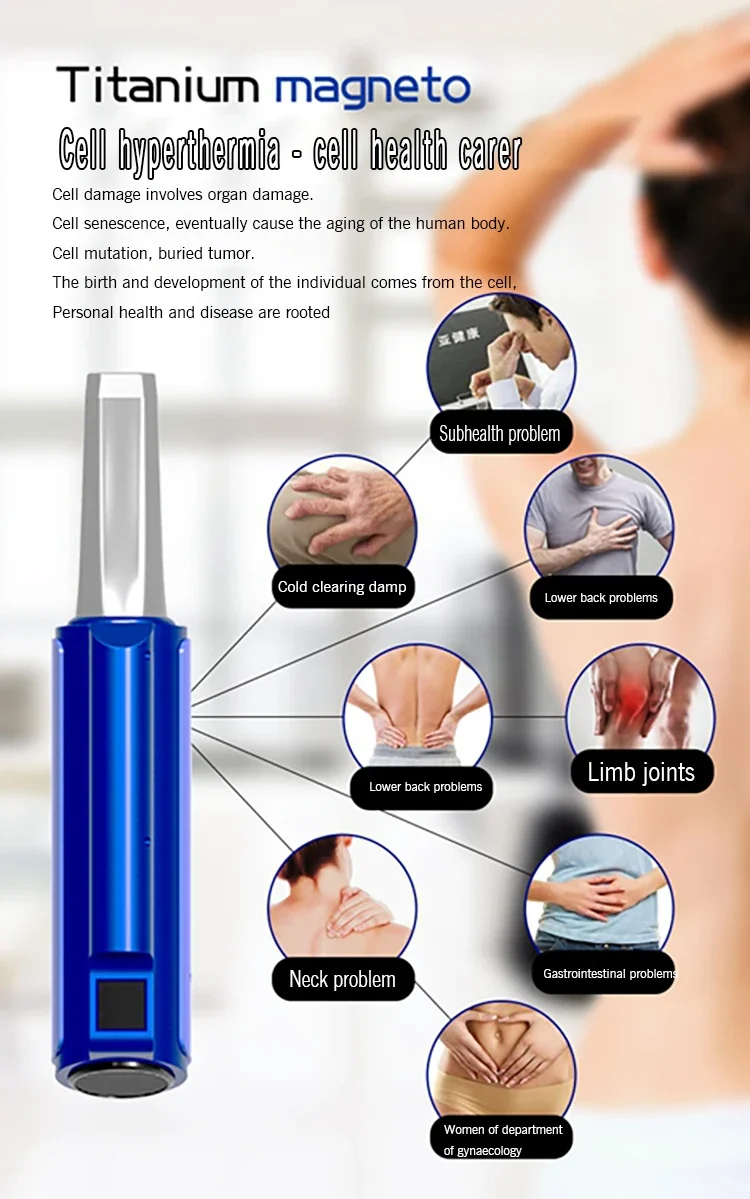 Новый тип высокое качество iteracare iterahez Cell Therapy Thermo Stem Titanium Hertz Thermal Magnetic Wave