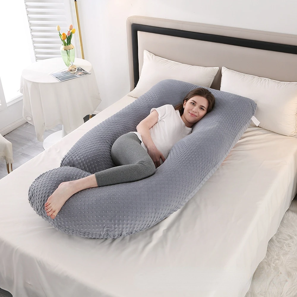 

Body Pillow for Pregnant Women With Comfortable Waist and Abdomen Support for Side Lying Neck Pillows Sleep Orthopedic Sleeping