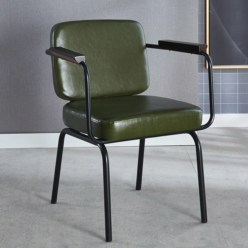 

Handle Garden Living Room Chairs Modern Hair Stylist Nordic Adults Dining Chairs Metal Design Silla Plegable Indoor Furniture