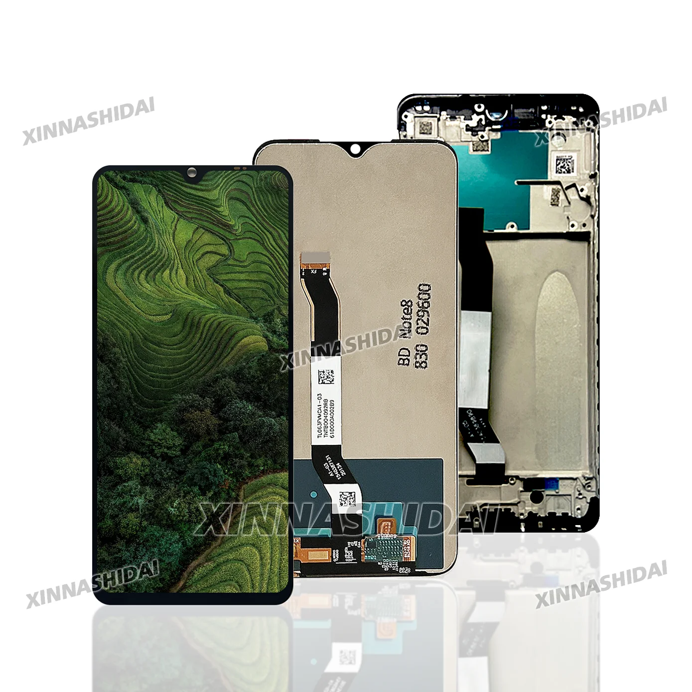 Фото Дисплейный модуль (LCD+тачскрин) для Xiaomi Redmi Note 8 (M1908C3JH, M1908C3JG, M1908C3JI) – запчасти для Redmi Note 8 №3
