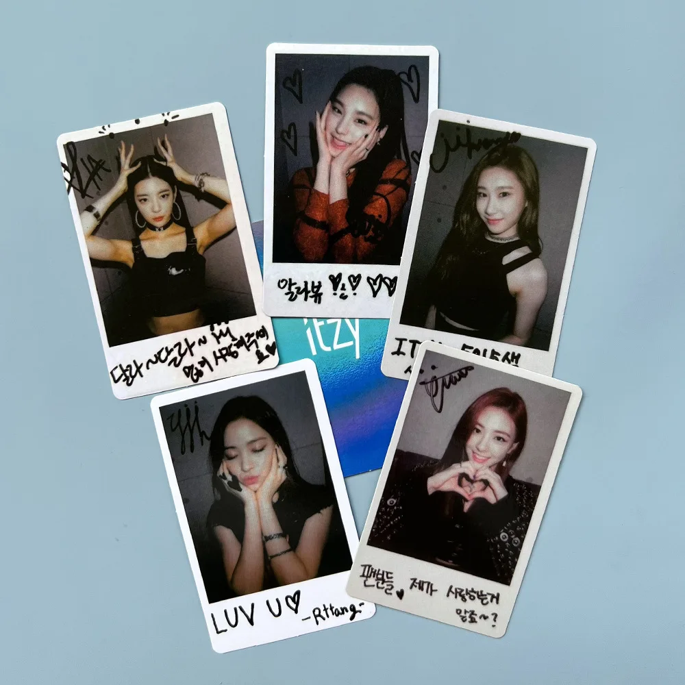 5 шт./набор KPOP ITZY IT'z различные фотокарты двусторонние ломо-карты открытки Yeji Lia