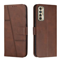 flap pu leather case protect for tecno spark 6 g0 2020 2021 7 pro camon 17p 18 18p card slot wallet cover