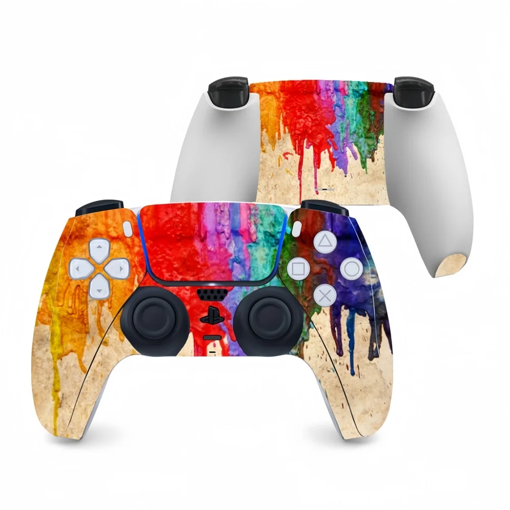 Передняя и задняя защитная наклейка на кожу для PlayStation 5 PS5 геймпад джойстик