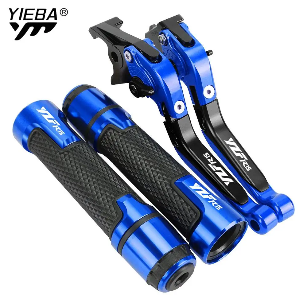 

YZF R15 2008 - 2023 Motorcycle Accessories Adjustable Brake Clutch Levers Handbar Grips FOR YAMAHA YZFR15 YZF-R15 2020 2021 2022