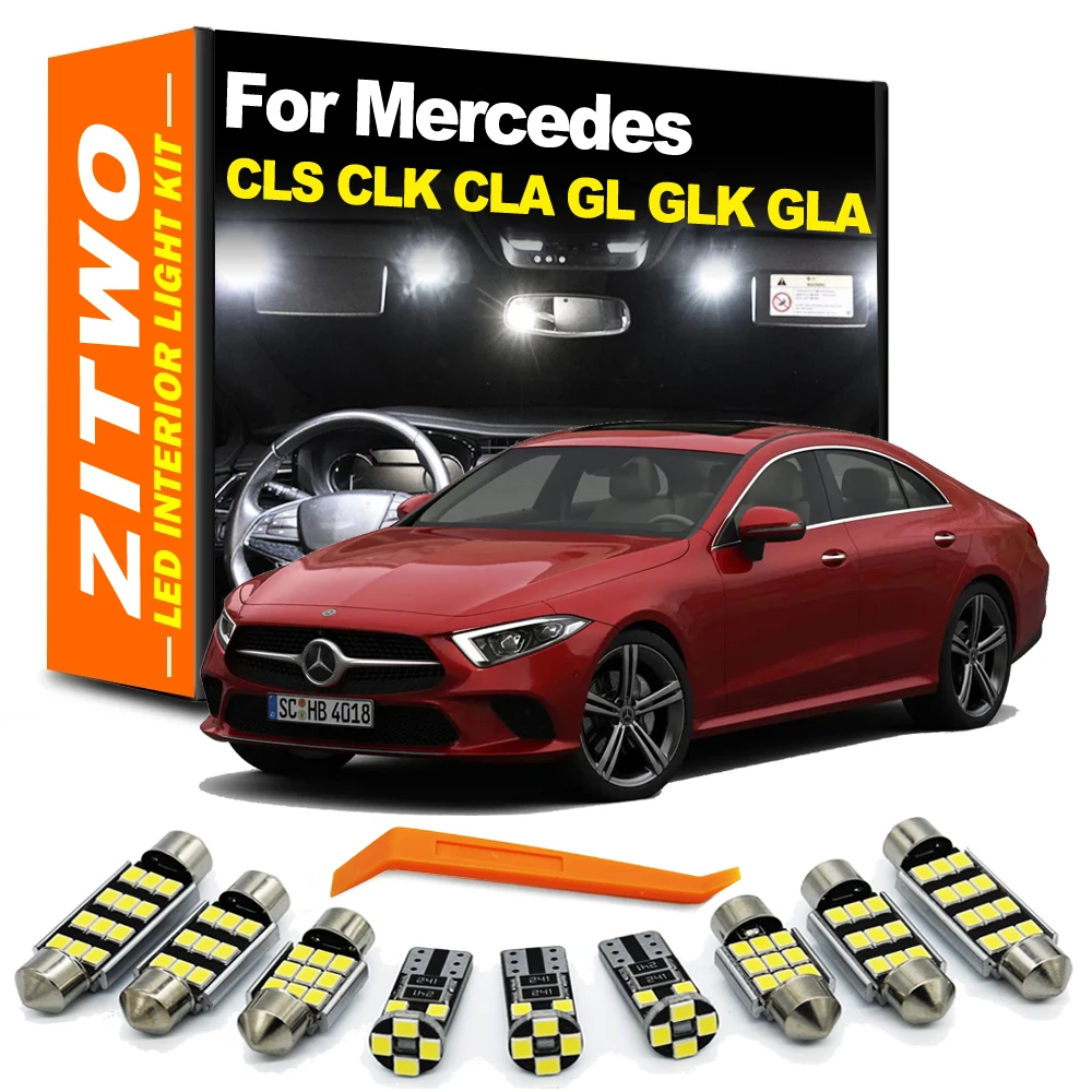 ZITWO LED Interior Light Kit For Mercedes Benz CLS CLK CLA GL GLK GLA Class W218 W219 W208 W209 A209 C117 X164 X166 X204 X156