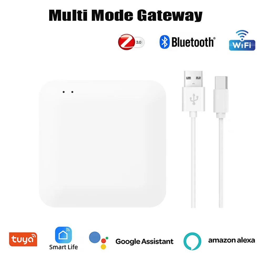 

Беспроводной шлюз-концентратор Tuya Zigbee белый