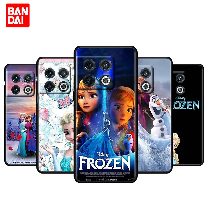 

Cover Case for OnePlus 9 9R 9RT 8 8T 10 Nord CE N200 2 N100 N10 Pro RT 5G Bag Capa Armor Phone Queen Elsa Princess Girl Anime