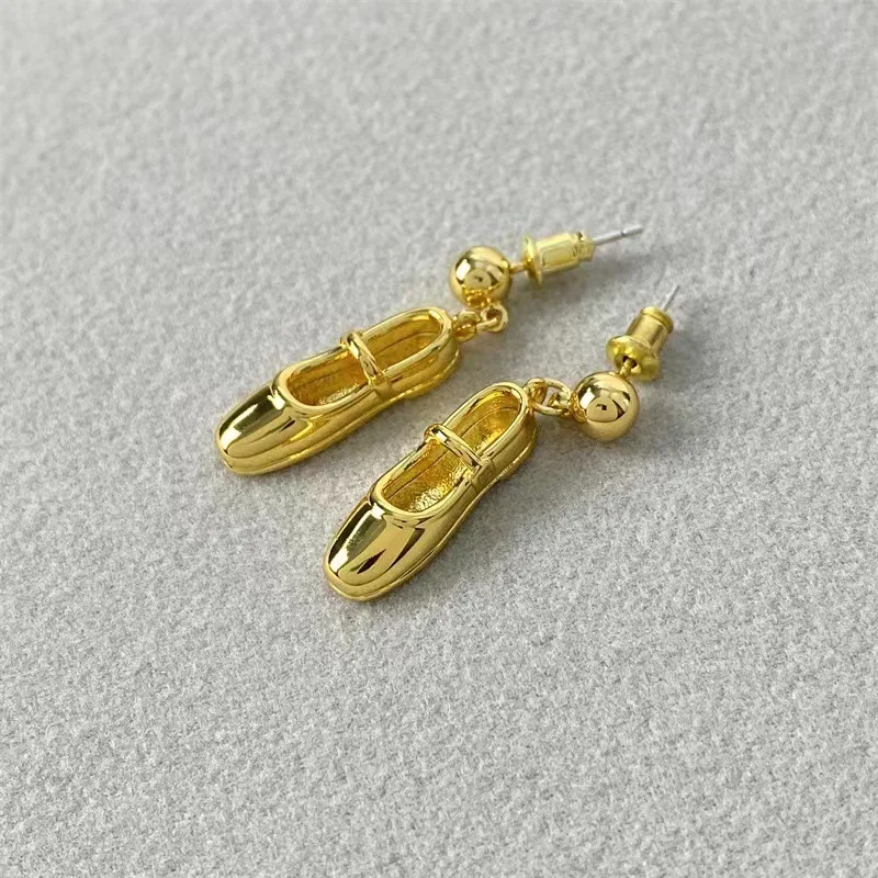 Уникальный дизайн изысканные балетки серьги-гвоздики для студентов подарок на