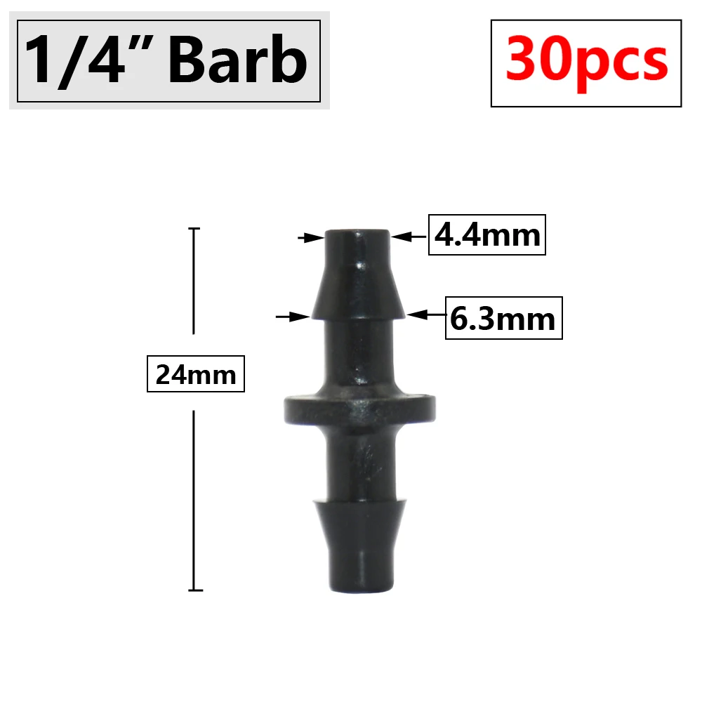 

Коннектор для шланга капельного орошения KWZL, черный, пластик